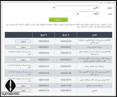 اعتراض به نتيجه نهایی آزمون دکتری